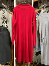 Vestido Largo Lana Spandex Cuello Alto Con Bolsillo Z&Y